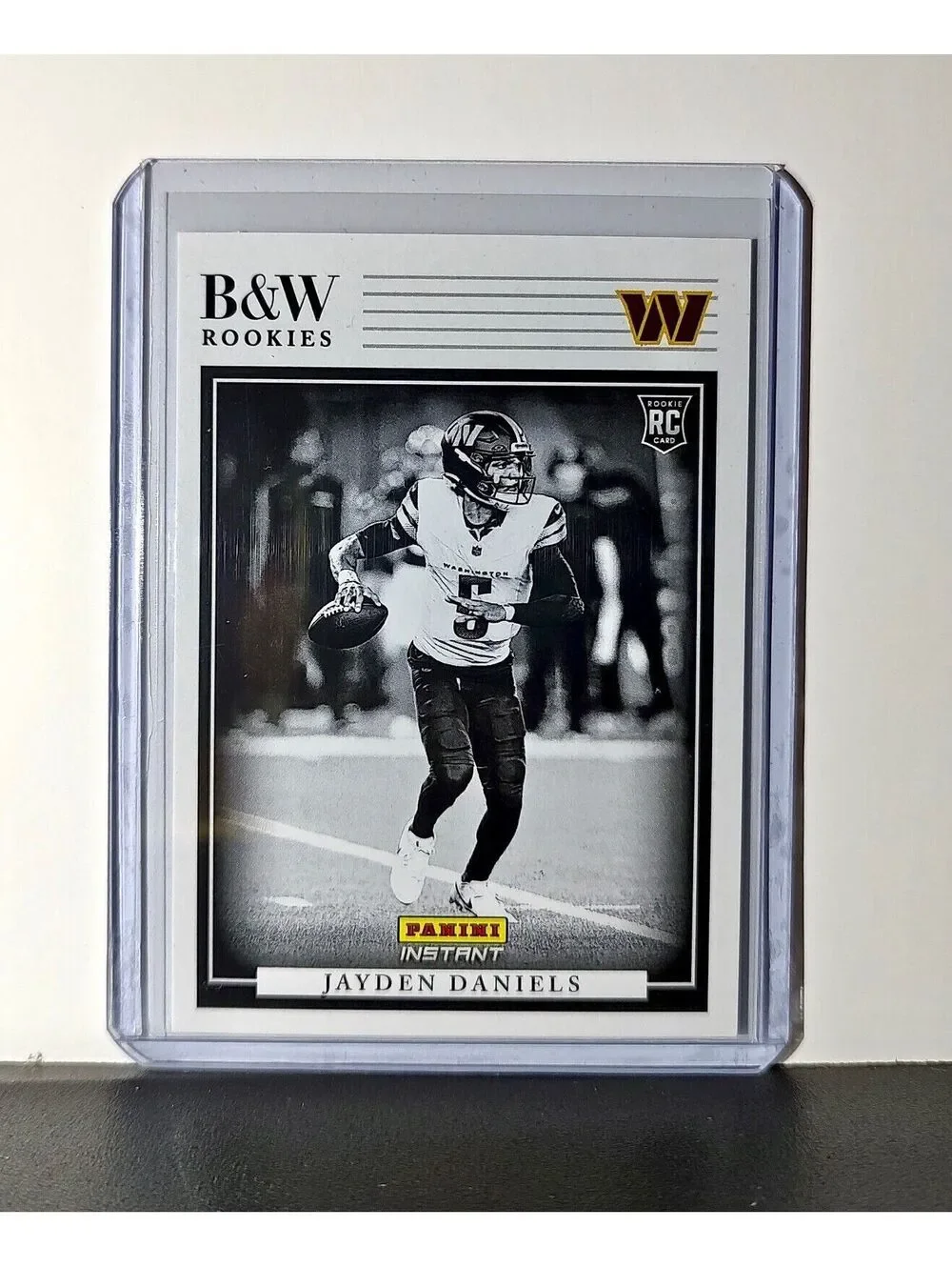 Jayden Daniels 2024 Panini NFL #2 Black & White Rookies Card Commanders 1 of 680